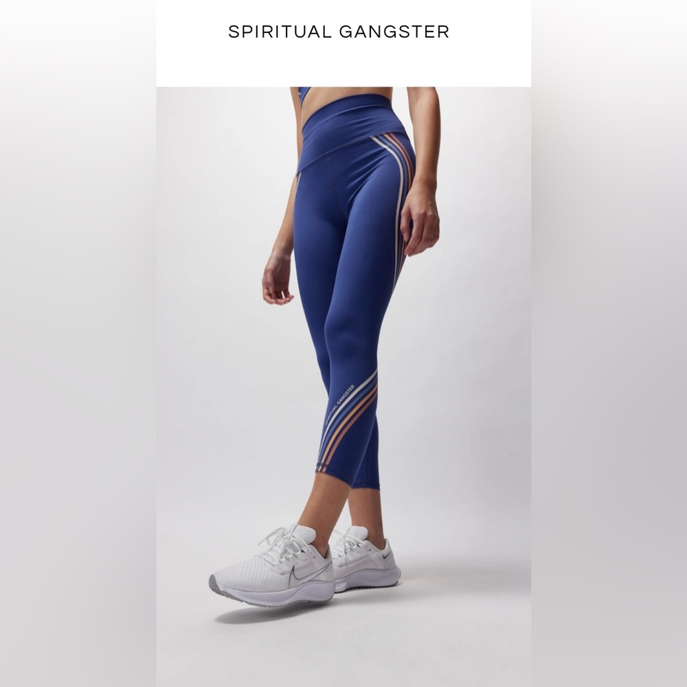 Spiritual Gangster Ada Dream Tech Eco High Waisted Leggings. 7/8in. Sz L.